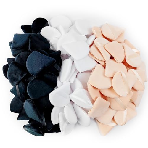 GXXMEI 30PCS Triangle Makeup Powder Puffs for Foundation & Blush
