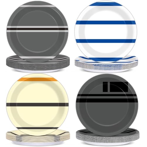 Galaxy Movie Star Theme Party Plates - 48 Disposable 7-Inch Paper Plates