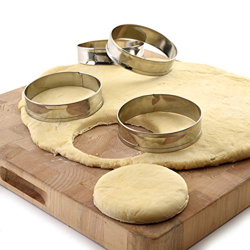 Norpro Stainless Steel English Muffin Rings - Set of 4