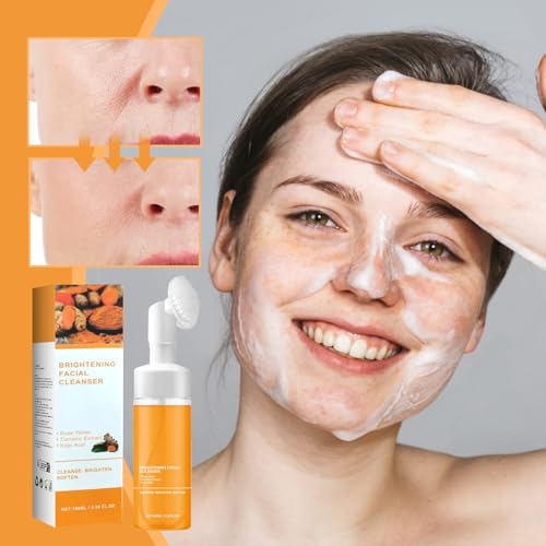 Turmeric Skincare Set - Face Wash, Soap, Cleansing Pads & Oil