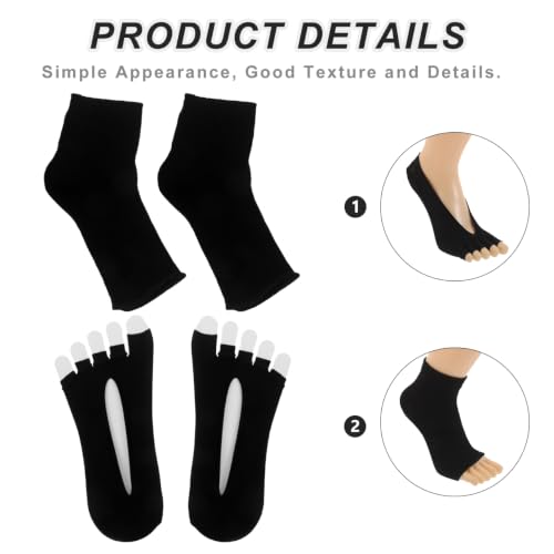 UV Protection Socks for Gel Pedicure - Anti-Tanning Foot Cover (1 Pair)