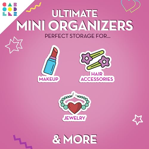 Caboodles Care Pack & Lil Bit Set - Compact Travel Makeup Organizers