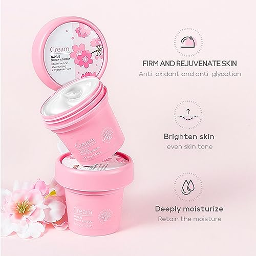 Cherry Blossom Skincare Set for Teen Girls - Moisturizing Gift Pack with Face Serum & Masks