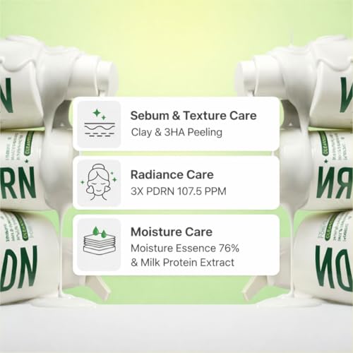 MAKEP:REM PDRN Pore Clay Cleansing Milk 3.38 fl oz Refill - Gentle Deep Pore Detox