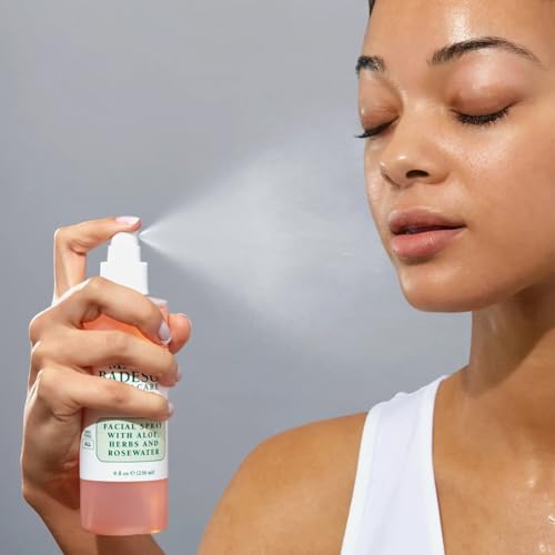 Mario Badescu Facial Spray with Aloe & Rose Water - 8 Ounce Mist for Hydration & Refreshment