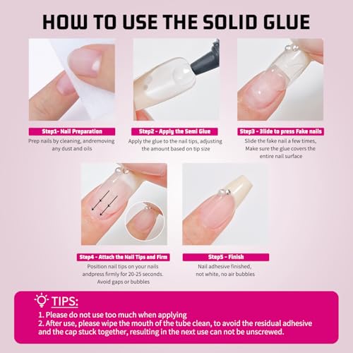 MAGIC ARMOR 30g Semi-Solid Nail Glue – Quick-Dry, No UV Needed
