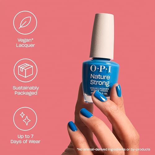 OPI Nature Strong Nail Polish - Big Bloom Energy, Long-Wear Vegan Formula