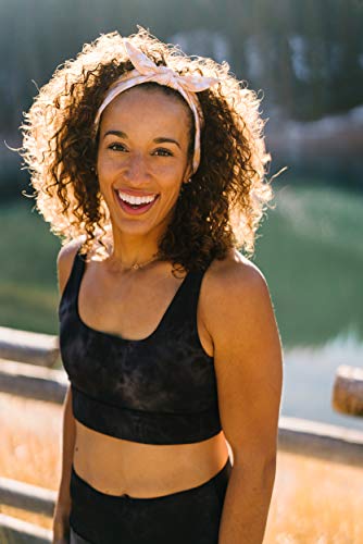 Blossom Maven Thread 4-Inch Wide Workout Headbands for Women 2-Pack