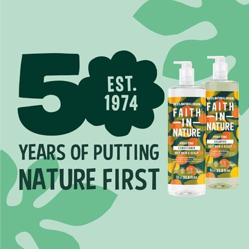 Faith In Nature Natural Shampoo & Conditioner Set - Grapefruit & Orange