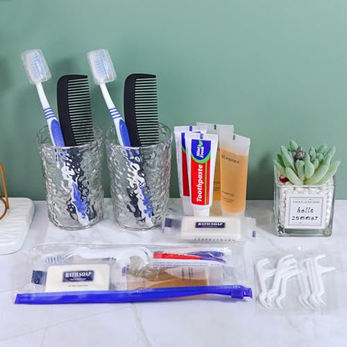 Pack of 5 Travel Hygiene Kits with Toothbrush, Shampoo & Soap