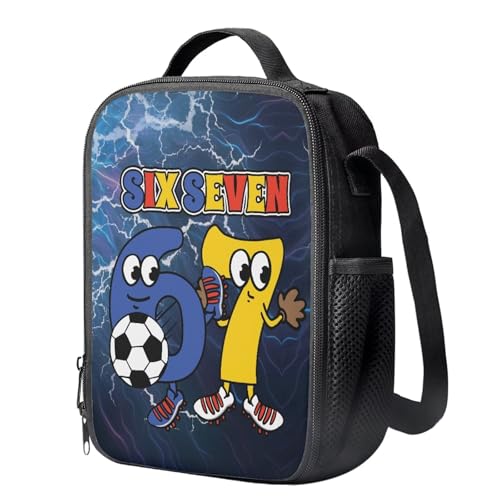 Insulated Soccer Ball Lunch Bag for Kids - Lightweight & Stylish