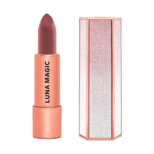 LUNA MAGIC Soho Moisturizing Nude Lipstick - Warm Berry Pink, Velvet Finish & High Pigment