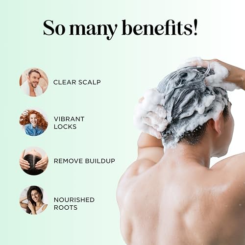 Clarifying Shampoo for Oily Hair & Scalp - Citrus, 16 Fl Oz - Vegan & Sulfate Free