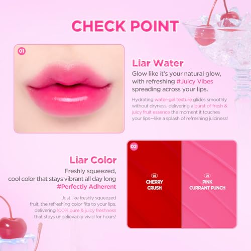 lilybyred Juicy Liar Water Tint - 04 Blackberry Tequila Lip Stain