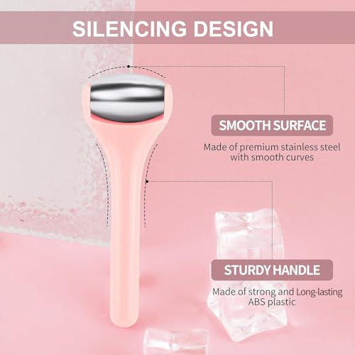 MAANGE Mini Stainless Steel Eye & Face Roller for Puffiness Relief