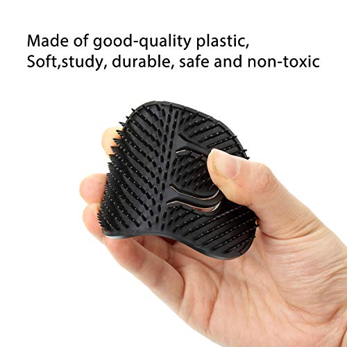 Boao 24 Pack Portable Palm Comb for Men Women Short & Curly Hair, Beard & Scalp Massage