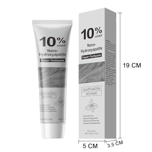Fluoride-Free Nano Hydroxyapatite Toothpaste, Mint, 2-Pack