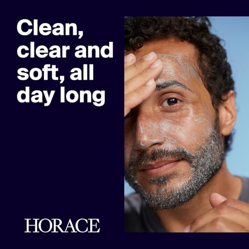 HORACE Purifying Face Cleanser for Men - Gentle Unscented Daily Gel, 6.76 oz