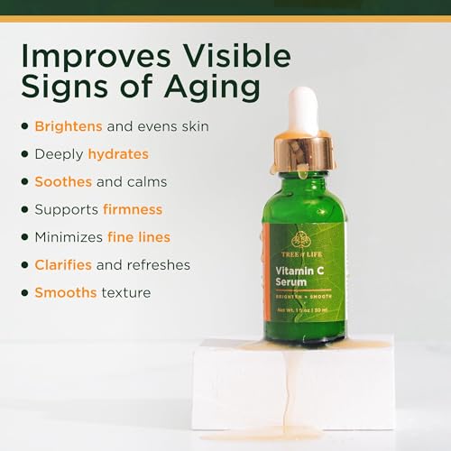 Tree of Life Vitamin C Serum for Face – Brightening & Hydrating Anti-Aging