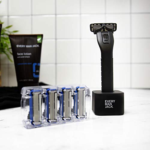 Every Man Jack 6-Blade Razor Cartridges - 8-Pack Stainless Steel Refills