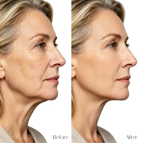 ATTHEWESTA 5-Pack V Line Face Lifting Mask for Double Chin & Jawline - Hydrating & Rejuvenating