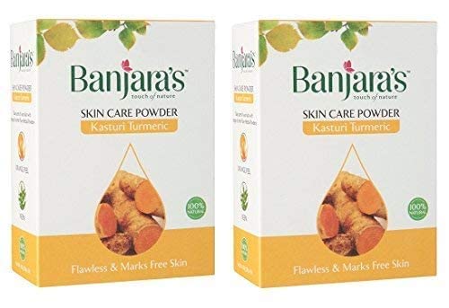 Herbal Kasturi Turmeric Skin Care Powder for Flawless, Glowing Skin – 200g Pack