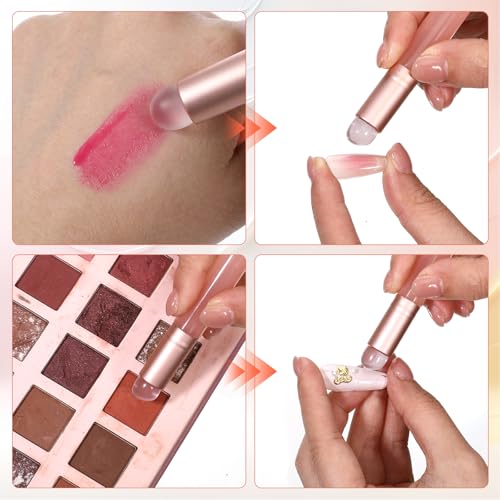 3-Piece Silicone Nail Powder Applicator Set for Ombre & Chrome