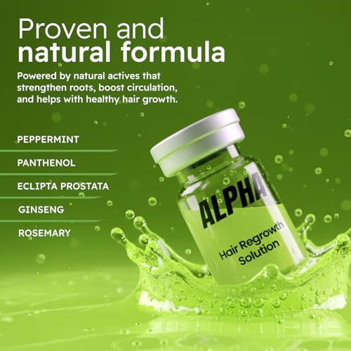 AlphaInfuse¢â Scalp Nourishing Serum for Men ? Ginseng & Eclipta Botanical Blend for Fuller-Looking, Thicker-Looking Hair and Healthy Scalp ? 32ml ? 2 Month Supply