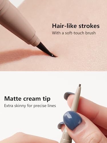 SHEGLAM Waterproof Dual-Sided Eyebrow Pencil - Chocolate