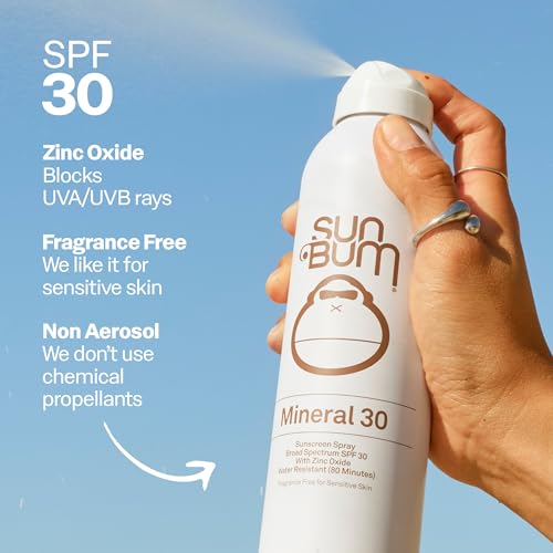 Sun Bum Mineral SPF 30 Sunscreen Body Spray - 6 oz for Sensitive Skin