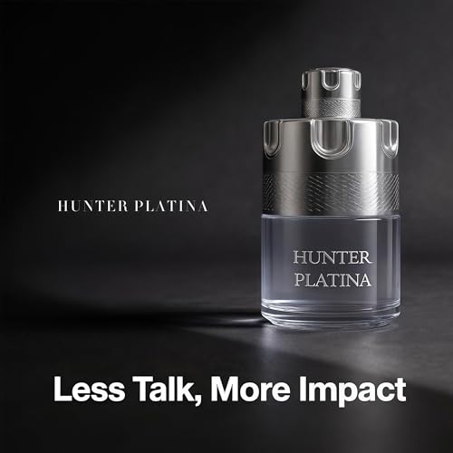 AFLUXE Hunter Platina Eau de Parfum - Long Lasting Fresh Woody Men's Cologne