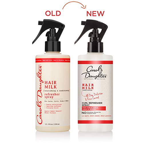 Carol's Daughter Hair Milk Curl Refresher Spray 10 Count - Hydrating Mist for Coils & Waves