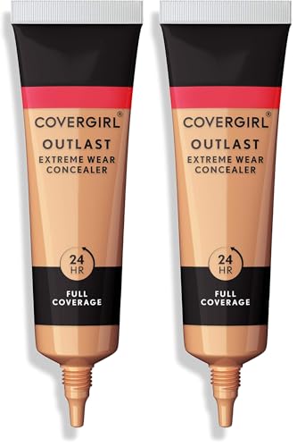 COVERGIRL Outlast Extreme Wear Concealer Natural Beige 840 - Pack of 2