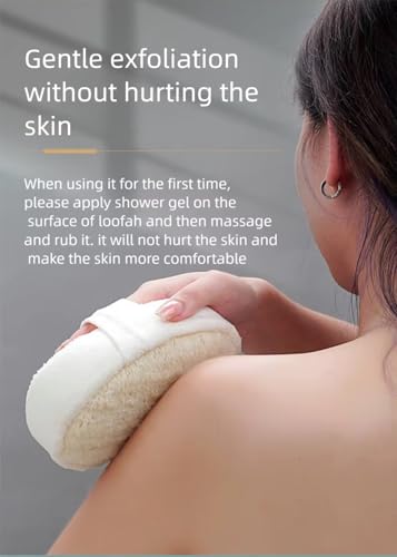 Natural Loofah Sponge – Exfoliating Bath & Face Scrubber