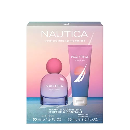 Nautica Rose Island Women's Gift Set - 1.7oz EDP & 2.5oz Shower Gel