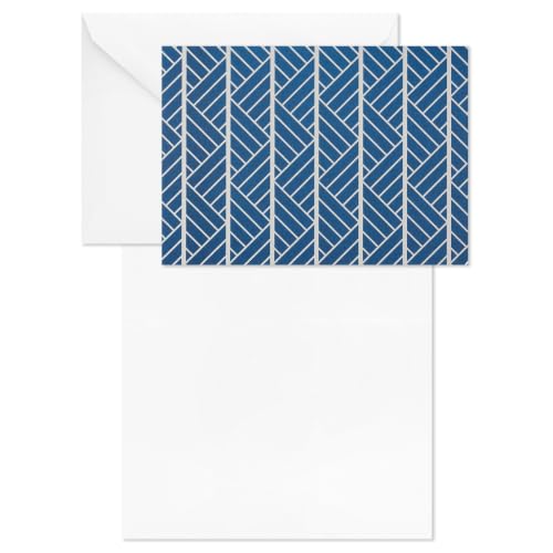 Hallmark 40-Pack Blank Note Cards with Envelopes - Geometric Silver