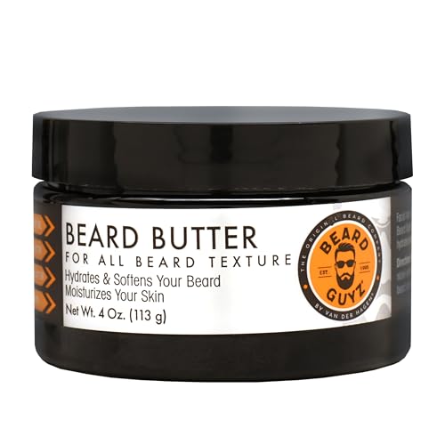 Beard Guyz Beard Butter - Moisturizing Leave-In Conditioner for Men, 4 oz