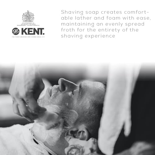 Kent SB2 Shaving Soap Refill 4.23 oz for Men with Shaving Brush & Bowl