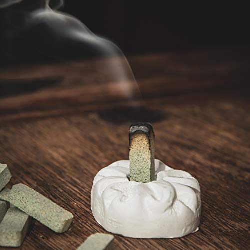 Fir Balsam Incense Bricks - All-Natural Wood, 40 Count