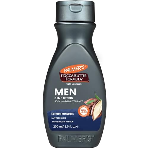 Palmer's Cocoa Butter Body & Face Lotion with Vitamin E for Men, 8.5oz (Pack of 2)