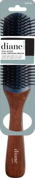 Diane Oak Wood Curl Defining Brush for Thick Curly Hair - D9741