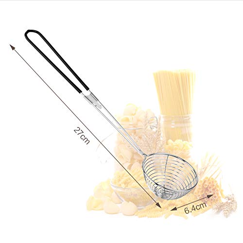 9-Piece Stainless Steel Spider Strainer Spoon Set for Hot Pot