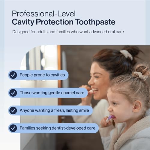 CariFree Gel 1100 Mint Fluoride Toothpaste with Nano Hydroxyapatite 2.4 oz - Cavity Prevention & Enamel Protection