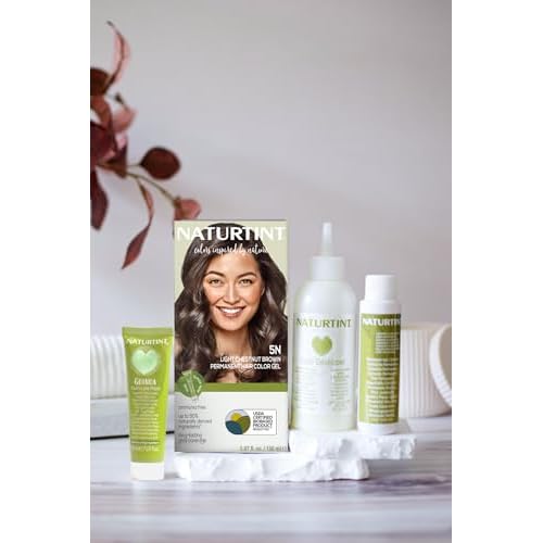 Naturtint 5N Light Chestnut Brown Permanent Hair Color (Pack of 1), Ammonia Free, Vegan, Cruelty Free, up to 100% Gray Coverage, Long Lasting Results (Packaging may vary)