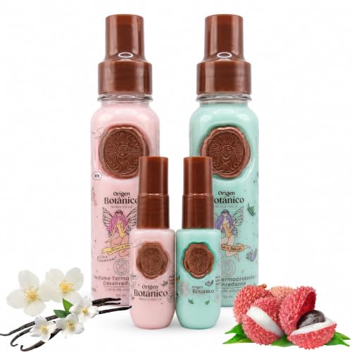 Ritual Bot?nico Keratina Org?nica | Treatment to Straighten, Repair and Relax Hair | All Natural, Organic & Vegan Ingredients | Product of Colombia | Perfume Termoprotector Set