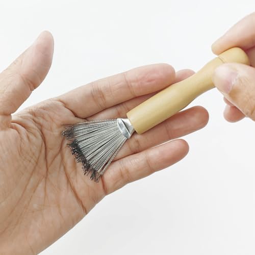 Hair Brush Cleaner Tools 6-Pack with Metal Wire Rake for Salon & Home