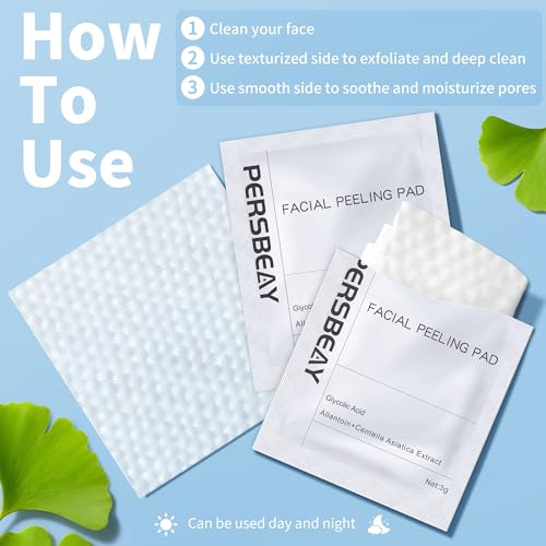Glycolic Acid Exfoliating Pads for Radiant Skin - 30 Treatments