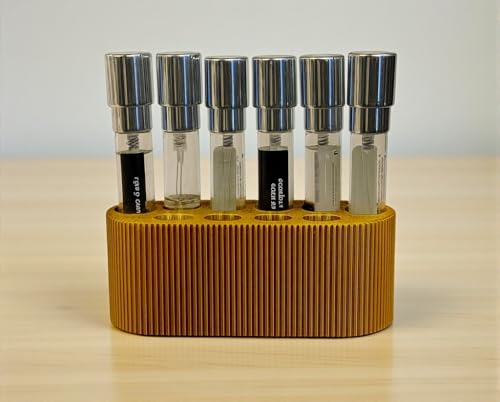 Perfume Sample Organizer for 8mL Atomizers - Gold Makeup Storage