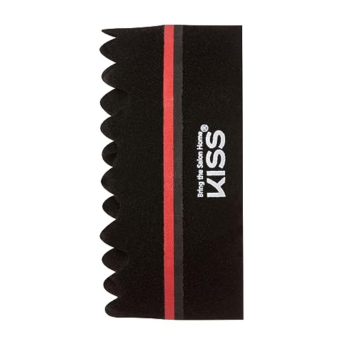 KISS Dual Sided Twist Sponge - Medium, Pack of 2 Hair Styling Tool
