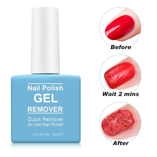 No Foil Gel Nail Polish Remover – 3-Minute Acetone-Free Formula